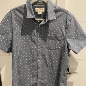 Men's Penguin Short Sleeved Button Down